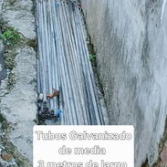 Tubo galvanizado de 3 metro de largo - Img 58451441