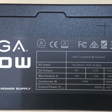 Fuente EVGA 600W 80 PLUS - Img 127601187
