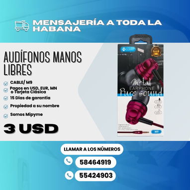 AUDÍFONOS DE CABLE DE VARIOS MODELOS Y PRECIOS - Img 108358146
