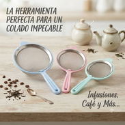 Set de 3 Coladores Pequeños Pastel - Img 57847699