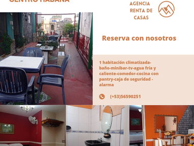 Renta apartamento d 1 habitación con entrada independiente ,baño,comedor,cocina,cerca de Carlos Tercero en Centro Habana - Img 62404006