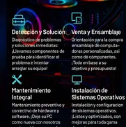 Técnico de Computadoras a Domicilio, PC de escritorio, piezas y Kits - Img 50544775