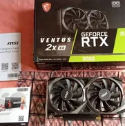 ☀️OFERTA☀️ MSI GeForce RTX 3050 VENTUS 2X XS 8GB GDDR6 128-BIT OC EDI - TARJETA DE VIDEO - 240 USD O AL CAMBIO - Img 49781195