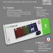 Combo mouse / teclado RGB - Img 54941257