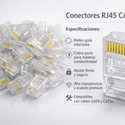 Puntas RJ45 (Cobre Puro, CAT 6-5) - Img 56879873