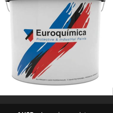 Pintura vinil euroquimica 15 litros antimoho ATM blanco coco importadas de España en nuestro almacén en playa - Img 122653325