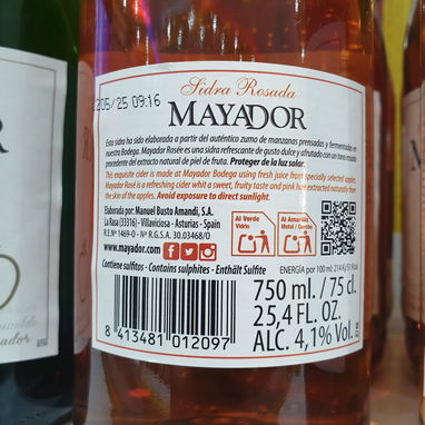 🥂 Sidra Rosé🌹 MAYADOR 🍾 ⭐4.1%Vol⭐ - Img 107273354
