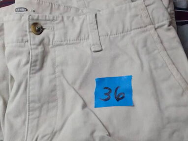 Pantalón blanco, beige, 2 shorts 1 polo con cinto y medias blancas - Img 65553286