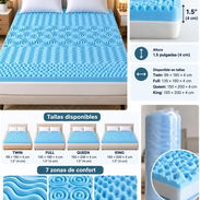Topper con gel refrescante 4 cm* Talla *Full (135 × 190 cm)* ·💰60 USD - Img 58139464
