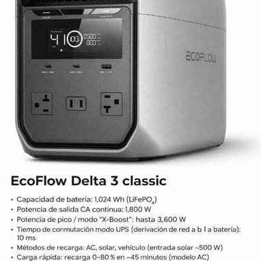 ECOFLOW ❎ PLANTAS ELÉCTRICAS❎ VENTILADOR RECARGABLE EN LA HABANA ⚡️🔋 🔌🔌💡💡 💵💵💵💵 - Img 126547242