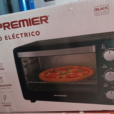 Vendo Horno eléctrico, Premier, 23L, 1380W, 60min, 100-250ºC, 497x358x320 -mensajería gratis y garantía - Img 123085778