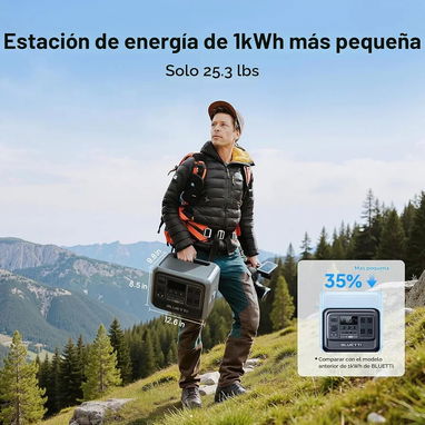 Bluetti élite 100 V2 1024w, planta eléctrica, estación de energía - 6/7