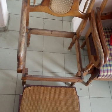 🔥OFERTA🔥 JUEGO DE SALA DE CAOBA - EN 80USD O AL CAMBIO - 3/5