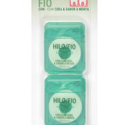 Hilo dental 120m con cera y sabor a menta (higiene bucal) - Img 53486492