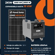 Estación de energía 2kw(2560wh/2000w)+ Panel solar - Img 55064618