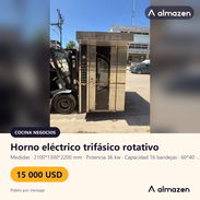Horno eléctrico trifásico rotativo - Img 58405840
