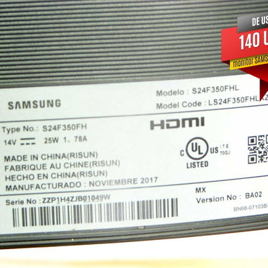 VENDO MONITOR SAMSUNG 24 PULGADAS (de uso) - Img 123614509