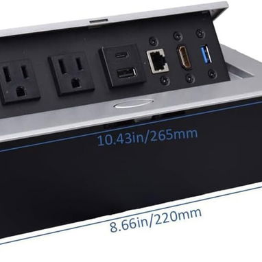 Power Hub Jiangce Premium: Conectividad Total para tu Oficina (HDMI/USB-C/4K) - Img 126330065