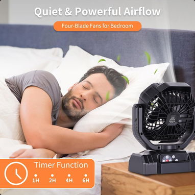 (X) Ventilador F10 recargable portátil de alta velocidad de 20000 mAh $56.99 - Img 126963283