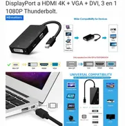 Adaptador Mini DisplayPort- DVI- VGA-HDMI - Img 48512297