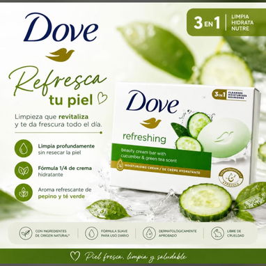 Jabones dove iris spring verdes desodorantes - Img 124558694