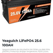 Bateria Yeagulch LiFePO4 25.6 100AHP0346-AV004 - Img 57073133