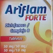 Diclofenaco con Vitaminas B1 B6 B12 en tabletas, Ariflan frasco 30 tabletas - Img 45809373