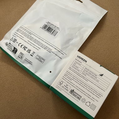 CARGADOR 20W GaN UGREEN ORIGINAL + CABLE C-C - 4/5