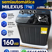 Lavadora semiautomática Milexus de 7kg - Img 53886572