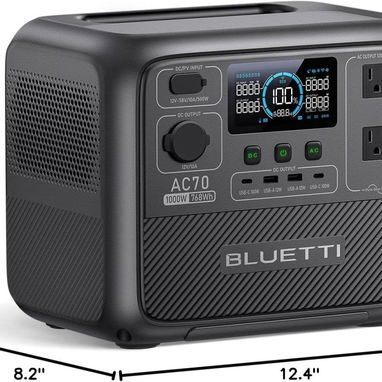 ☎️53544655 🛵 Entrega Gratis ⭐ BLUETTI AC70 – Estación de Energía Portátil 768Wh⭐ - Img 116732461