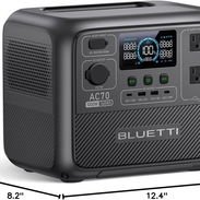 🍑BLUETTI AC70 – Estación de Energía Portátil 768Wh🍑 - Img 56875162