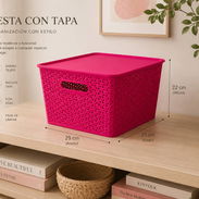 Cesta Organizadora con Tapa - Img 55992662
