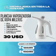 💨 PLANCHA VAPORIZADORA DE ROPA MILEXUS 💨 💰 Precio: $30.00 - Img 55553777