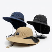 Pachangas con solapa cubre cuello. Sombreros gorras para protegerse del sol - Img 55814422