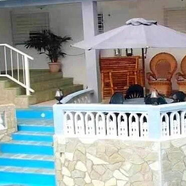IG Casa de renta con piscina para grupos grandes en playa Boca Ciega. Alquiler de casa con piscina BC-002 - 4/5