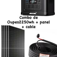 Combo solar de oupes2250wh +panel +cable - Img 57358816