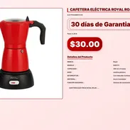 CAFETERA ELÉCTRICA ROYAL ROJA/RCE1709 . - Img 57101614