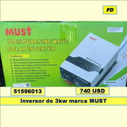 PD-614-Inversor de 3kw marca MUST.....740 USD...51596013 - Img 55895533