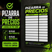 Pizarra de precios - Img 56649349