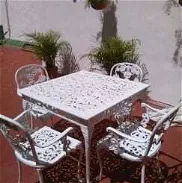 Venta de muebles y lámparas de terraza de aluminio fundido - Img 46077556