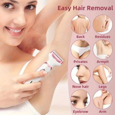Masajeador con electroestimulacion, máquina de pelar y depiladora 4 en 1. Todo recargable - Img 126310898