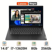 Laptop Lenovo V14 G4 IRU Intel Core i7-13620H 8GB RAM 256GB SSD 14 FHD Windows 11 Home Negro - Img 57387475