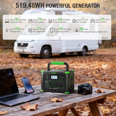 📞53884600.🎇 ESTACIÓN DE ENERGÍA PORTÁTIL EB500 – 519.48Wh / 500W🎇 Mensajería disponible.🚴 - 8/8