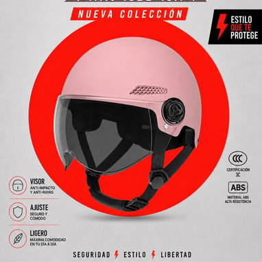 Cascos para moto unitallas modernos envío x costo adicional o puede venir x ella - Img 121348270