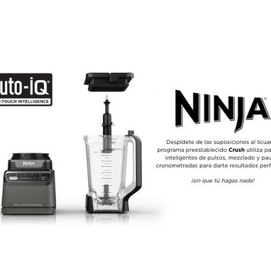 Batidora NINJA profesional BR201AMZ 1200W (110V/60Hz) JARRA TRITAN 2.1L TOTAL CRUSHING TECHNOLOGY AUTO-IQ NUEVA EN CAJA. - Img 122242036