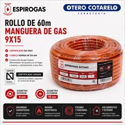 Rollo de 60m manguera de Gas 9X15 - Img 56140636
