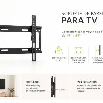 Soporte TV 14”-42” (CVV) - Img 125450842