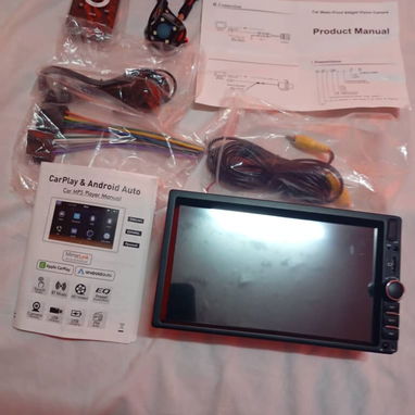 Car play android para carro con camara y soporte para linea de telefono - Img 115819102