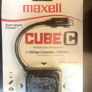 MULTIPLICADOR CON 4 SALIDAS USB 3.1 Y ENTRADA TIPO C IDEAL PARA LAPTO MODERNAS Y ESPECIAL PARA MACBOOKS Y IPHAD IPHONE - Img 54332669