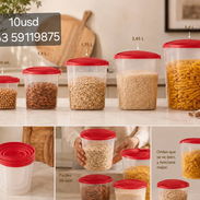 Set 5 Pozuelos Herméticos Transparentes para Alimentos — Cocina - Img 56222808